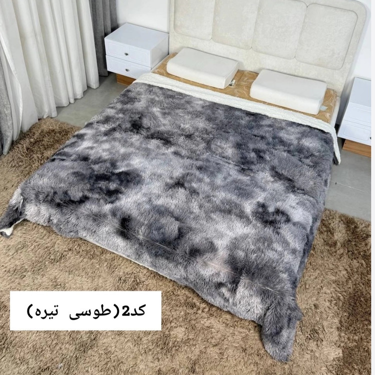 پتو تدی یکنفره خز بلند التیمیت وارداتی