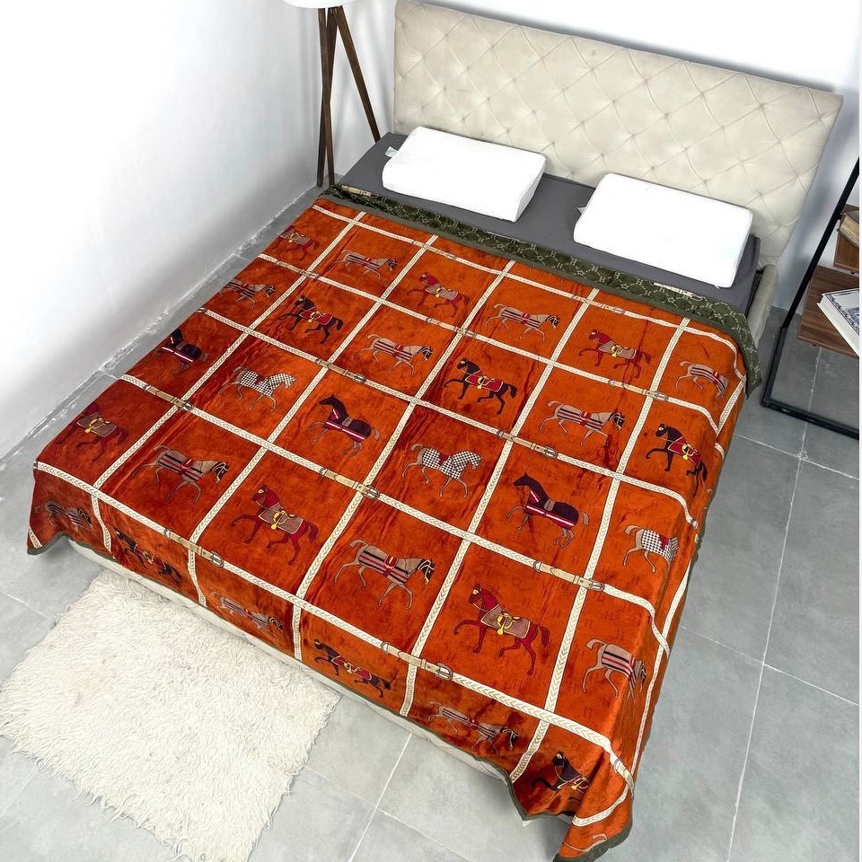 پتو چهارفصل دو رو ابریشم هرمس وارداتی
