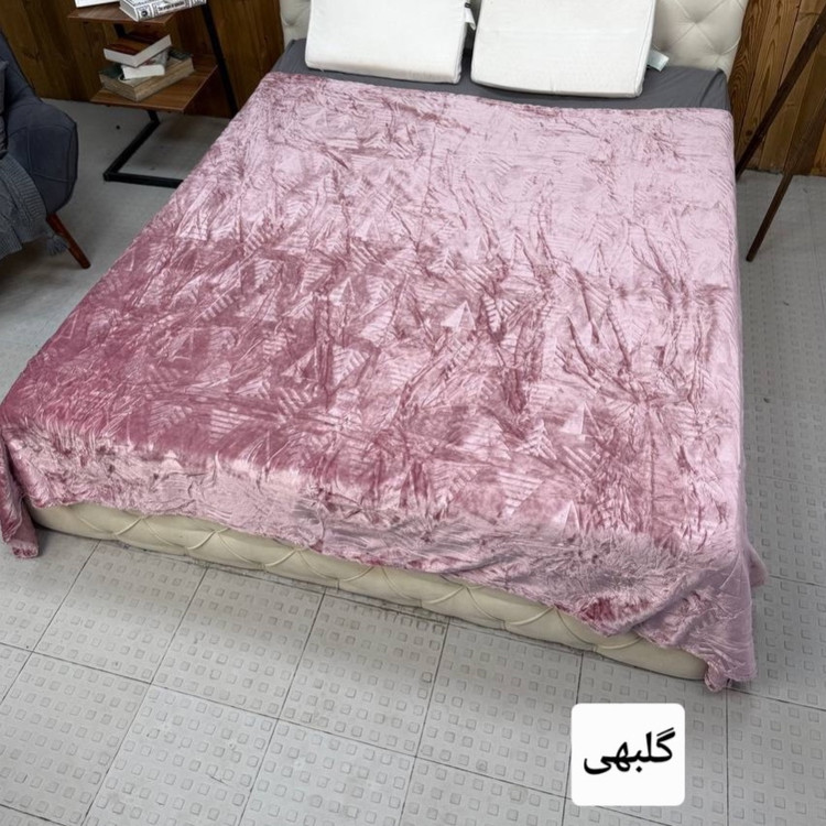 پتو یکنفره چهار فصل طرح برجسته کاج وارداتی