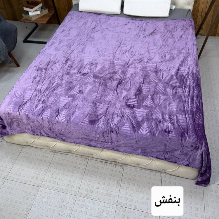 پتو یکنفره چهار فصل طرح برجسته کاج وارداتی
