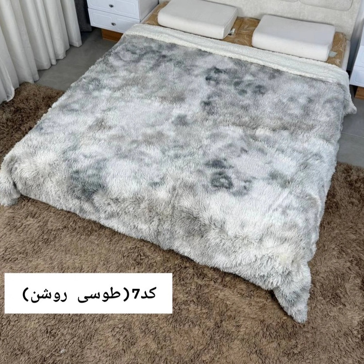 پتو تدی دونفره خز بلند التیمیت وارداتی